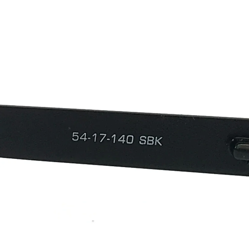 Enhance Eyeglasses Frames 4185 SBK Satin Black Rectangle Full Rim 54-17-140